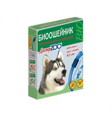 Биоошейник Доктор ZOO для собак, 65 см, цвет синий