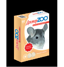 Доктор ZOO для шиншилл "Здоровье и красота", таблетки, № 60
