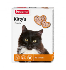 Кормовая добавка Kitty's Protein с протеином для кошек, таблетки, № 75