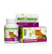 Фитомины, фитокомплекс урологический, для кошек, 50 г