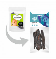 Лакомство для собак Lucky bits конская печень, 40 г
