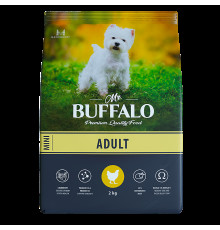 Mr.Buffalo Сухой корм для взрослых собак мелких пород, с курицей, 2 кг