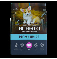 Mr.Buffalo Сухой корм для щенков и юниоров с индейкой, 2 кг