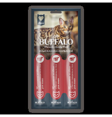 Mr.Buffalo Колбаски с мясом говядины и утки для кошек, 3 шт.