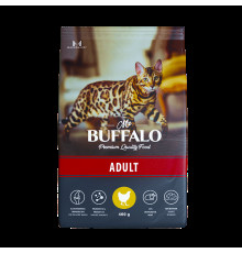 Mr.Buffalo Сухой корм для взрослых кошек, с курицей, 400 г