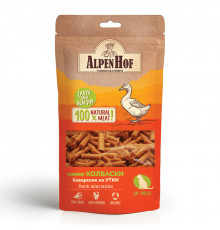 Лакомство AlpenHof Мини колбаски баварские из утки для кошек, 50 г