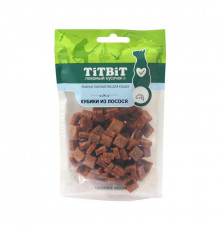 Кубики из лосося TitBit для кошек, рыбные лакомства, 60 г