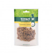 Сердечки с сыром TitBit для кошек, мягкие снеки, 50 г