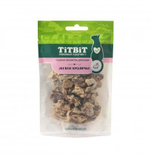 Легкое кроличье TitBit, сушеное лакомсто для кошек, 10 г