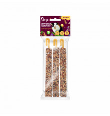 Зерновые палочки для грызунов Snax ассорти (витамины и минералы, люцерна, орех), 3 шт., 75 г
