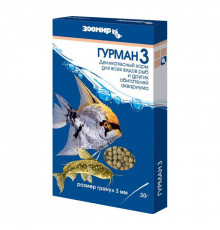 Гурман 3, деликатесный корм для рыб, 30 г