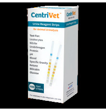 Тест-полоски для анализа мочи CentriVet на 10 показателей,  100 шт.