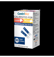 Тест-полоски на глюкозу CentriVet CE для кошек и собак, 50 шт.