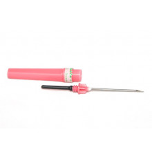 Игла двусторонняя 18G 1,2х38 мм, цвет розовый, 100 шт, HEBEI XINLE