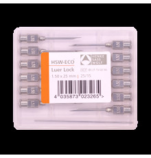 Игла многоразовая ECO Henke, 1,2х25 мм, Luer-Lock, 12 шт.