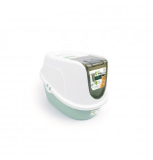 M-PETS Туалет-бокс ЭКO TIMA для кошек, цвет морская волна, размер L, 60.2x45.1x42.4 см