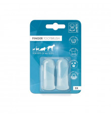 M-PETS Зубная щетка-напальчник 360 градусов, 2 шт. в упаковке