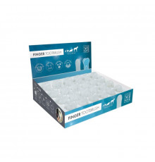 M-PETS Зубная щетка-напальчник Finger Toothbrush 360 °C силиконовая, 1 шт.