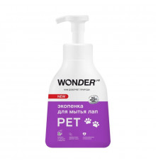 Пена для мытья лап питомцев после прогулки WONDER LAB, эко, 450 мл