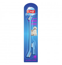 Зубная щетка + массажер для десен Cliny для собак и кошек