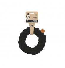 M-PETS Игрушка для собак Black Ring СОТО кольцо, 18 см, цвет черный
