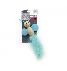 M-PETS Игрушка для кошек Бабочка, цвет в ассортименте