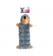 M-PETS Игрушка мягкая для собак Ежик ERIZO длинный, цвет серый, 43 см