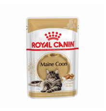 Для взрослых кошек породы Мэйн Кун, кусочки в соусе, Maine Coon Adult