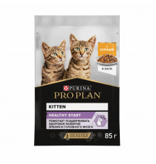 Влажный корм для котят, с курицей в желе, HEALTHY START