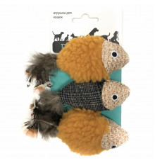 Игрушка для кошек рыбки, 3 шт