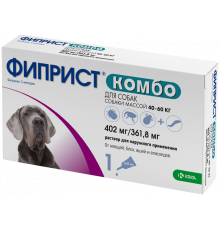 Фиприст Комбо для собак более 40 кг, капли на холку, 4,02 мл, № 1