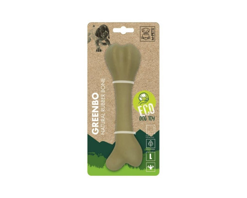M-PETS Игрушка для собак кость из натурального каучука GREENBO (Гринбо), размер L, 20x6x4,5 см