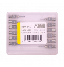 Игла многоразовая ECO Henke, 0,9х10 мм (20Gх3/8"), Luer-Lock, 12 шт.