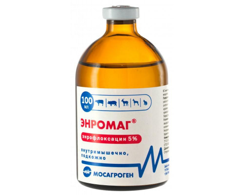 Энромаг 5%, раствор для инъекций, 100 мл