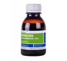 Масло камфорное 10%, 100 мл