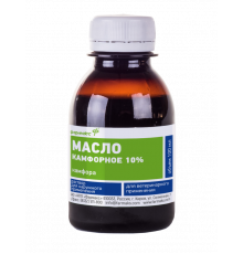 Масло камфорное 10%, 100 мл