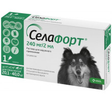 Селафорт 12% 2 мл (240 мг) для собак 20.1- 40 кг №1