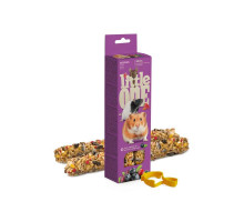 Палочки Little One для хомяков, крыс, мышей и песчанок с ягодами, 2х60 г