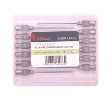 Игла многоразовая POLNET, 1,2х40 мм (18Gх1 1/2"), Luer-Lock, 12 шт.