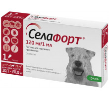 Селафорт 12% 1 мл (120 мг) для собак 10,1-20 кг, №1