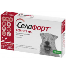 Селафорт 12% 1 мл (120 мг) для собак 10,1-20 кг, №1