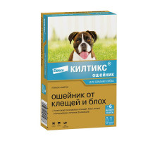 Килтикс® ошейник от клещей и блох для собак средних пород, 48 см