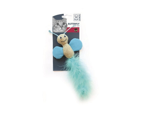 M-PETS Игрушка для кошек Бабочка, цвет в ассортименте