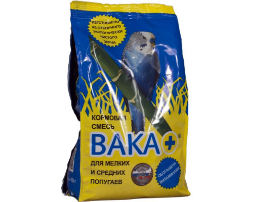 Кормовая смесь "Вака плюс" для мелких и средних попугаев, 500 гр.