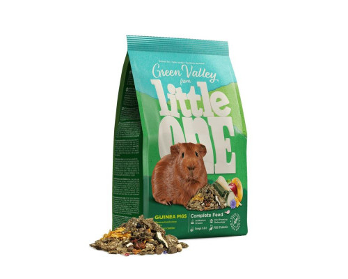 Корм Little One из разнотравья "Зеленая долина" для морских свинок, 750 г