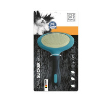 M-PETS Щетка-сликер (пуходерка) Slicker Brush OVAL, овальная, размер L, 12,5х19,5 см