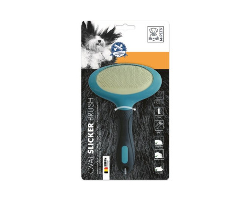 M-PETS Щетка-сликер (пуходерка) Slicker Brush OVAL, овальная, размер L, 12,5х19,5 см