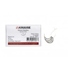 Игла хирургическая 1/2 28 мм обычное ушко круглая KRUUSE
