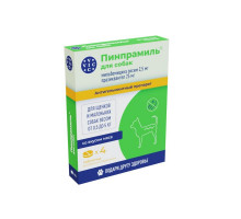 Пинпрамиль 2,5 мг/25 мг, для щенков и маленьких собак, таблетки, № 4