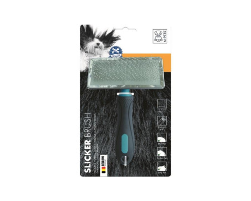 M-PETS Щетка-сликер (пуходерка) SLICKER BRUSH, 12х18 см